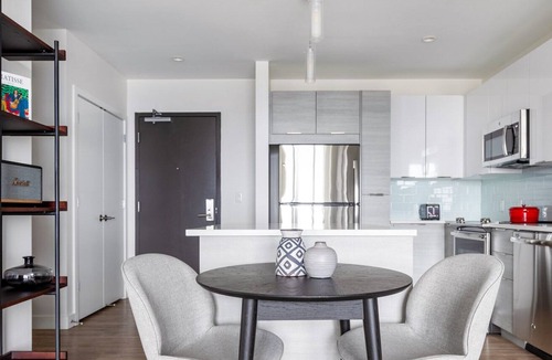 Assembly Square Apartment | Airy Somerville 1BR w/ Gym, Doorman, nr. Assembly Row