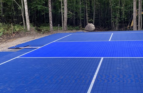 East Burke House | Architectural Gem country home with pickleball court.