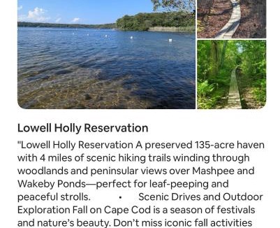 New Seabury House | Autumn Escape by the Cape 4 drm home