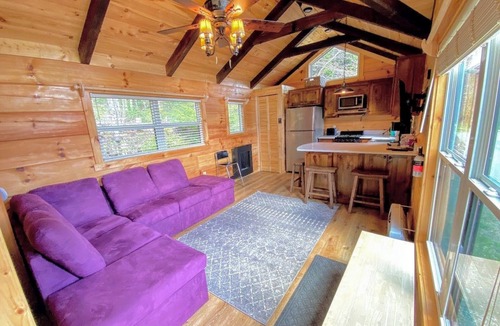 Twin Mountain Cabin | B10 Awesome "Tiny Home" A/C, Mountain Views, Minutes to Skiing, Hiking, Attractions, Dog Friendly!