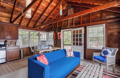 Wading River House | Beachfront Romance: Rustic Home w/Private Beach