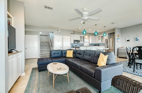 Miramar House | Beachfront w/Gulf Views from Every Bedroom, Large Kitchen/Dining, Fenced Yard
