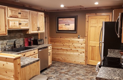 Lake George House | Beautiful Home in the Woods on Bike Trail