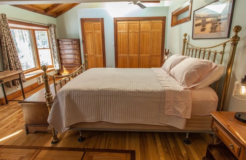 Schroon Lake Cabin | Beautiful Lake House on Schroon Lake with private beach and dock slip-4bed/4bath