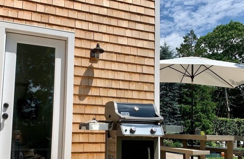 Bellport House | Bellport Village beach house + heated pool and barn / work space