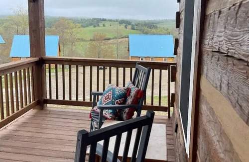 Vesta Cabin | Blue Willow Cabin, high up on the hill with180 degree views.