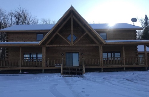 Searsburg Cabin | Brand New Custom Log Cabin In The Green Mtn Forest