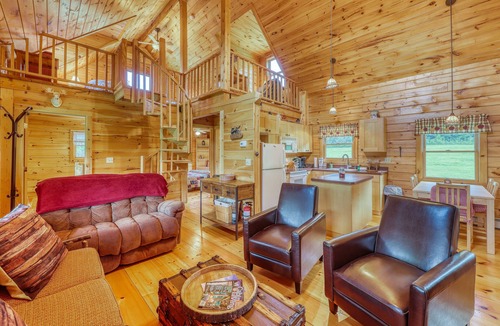 Jacksonville House | Bright three-level home with water views, jetted tub, firepit, and pool table