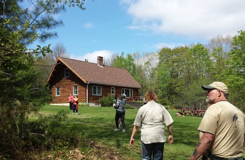 Exeter Cabin | Cabin Rental in scenic Maine woods with hiking trails, firepit, horseback riding