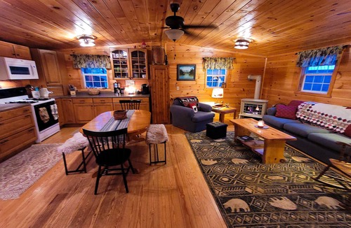 Bristol Hills Cabin | Camp Navarac, a cozy waterfront ski retreat just 6 miles from Bristol Mountain.