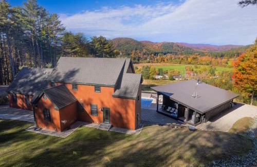 Woodstock House | Casita Alta - Woodstock, VT - Main House & Pool House with Private Heated Pool and Mountain Views