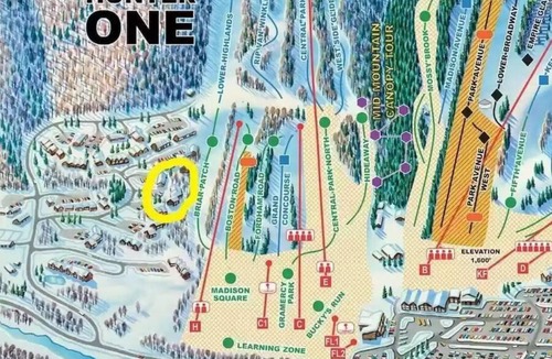 Hunter Apartment | Catskills Oasis True Ski In Out on Hunter Mountain That Fits 6