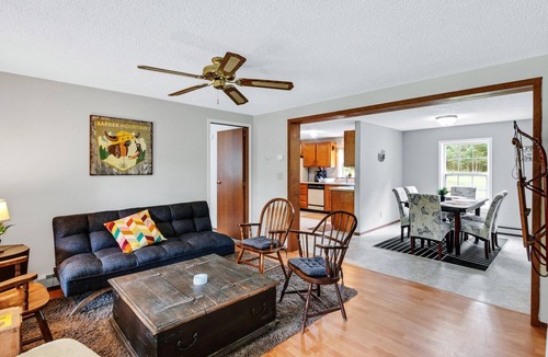 Bethel House | Chandler Hill Base Camp - Enjoy A Nature Getaway In This Rustic Home In The Mountains, 10 Minutes From Sunday River Ski Mountain! 4 Bedroom Home by RedAwning