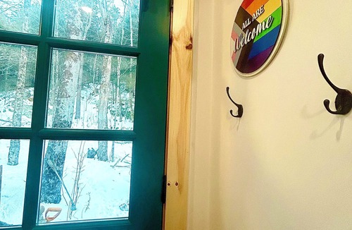 North Troy Cabin | Charming 2-bedroom Tiny Home with AC, WiFi near Jay Peak and Canadian border!