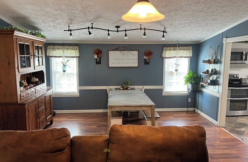 Ferrum House | Charming bedroom in peaceful Ferrum with WiFi and AC