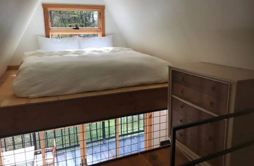 Williamsville Ski Chalet | Charming Vermont A-Frame: Cozy Cabin in the Woods
