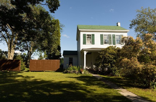 Hudson House | Classic farmhouse with Catskill Mt views In ground pool pet friendly