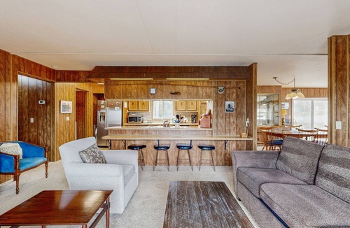 Cape Meares House | Classic home with partial ocean views & horseshoe pit - close to beach