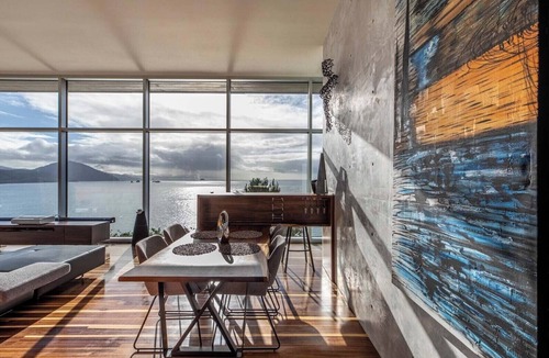 Port Orford House | Cliffside Glass House Ocean Views Hot Tub Gym