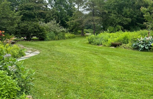 Yarmouth House | Coastal Maine home with beach and beautiful gardens