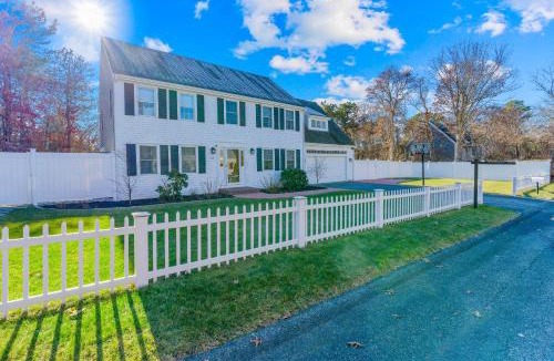 East Falmouth House | Colonial Vacation Home w Private Pool fire pit and spacious backyard