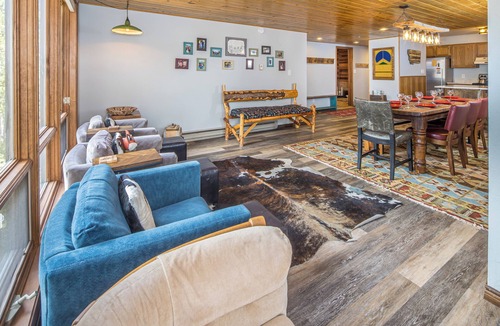 Big Sky Condo | Condo w/fireplace, spiral staircase feature & amazing views - Skycrest Penthouse