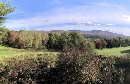 Stowe Area House | Contemporary Cape – Mountain Views, Hot Tub, Fireplaces & Near Village!