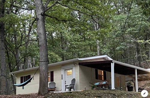 Mathias House | Cozy Cabin is located just minutes from Lost River State Park! Beautiful scenery