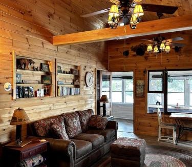 Wells House | Cozy Lakefront Cabin Perfect for a Family Getaway in Wells, NY
