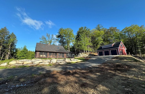 Becket Cabin | Cozy Modern 4 Bedroom Log Cabin on 45 Secluded Acres in the Berkshires