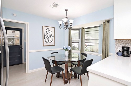 Barker House | Cozy Spacious Family Pets Woodsy Gazebo with game room office