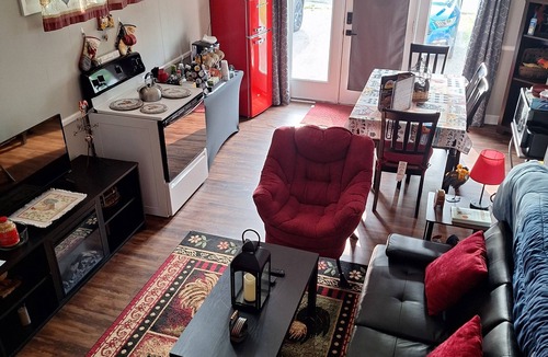 Hopewell Apartment | Cozy Suburban Nest Guest Suite separate from main home with hottub