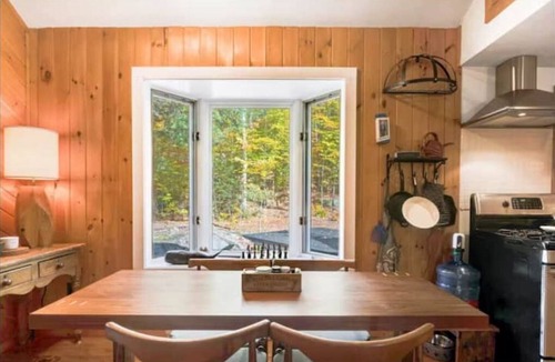 Newfane House | Craftsman woodland Cabin. Privacy meets Luxury.