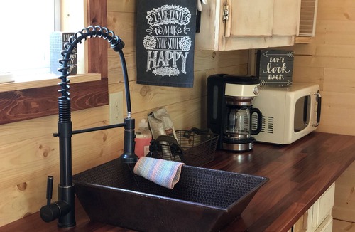 Fayetteville Cabin | Creek-side Cabin Nestled on Horse Farm, Relax, Pet Horses, & Pet Friendly