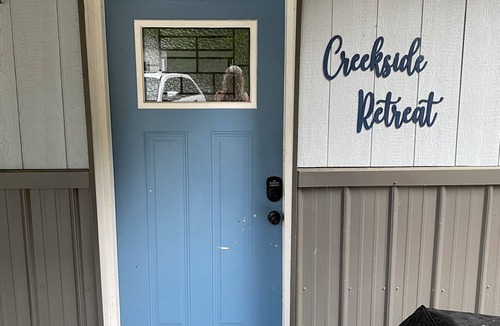 Delbarton House | Creekside Retreat, 3 bedroom, Large parking, Picnic area. Across from Trail 14