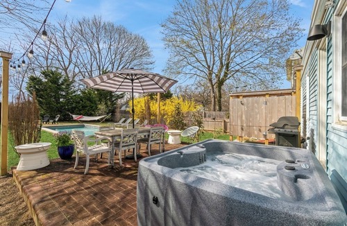 Greenport West House | Delightful 4-bedroom Cape with heated saltwater pool in the heart of Greenport!