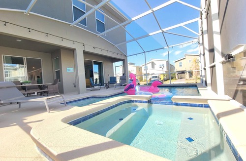 Four Corners Villa | Disney World/5 mins to Oasis Club/a Brand New 6bedroom at ChampionsPointe.