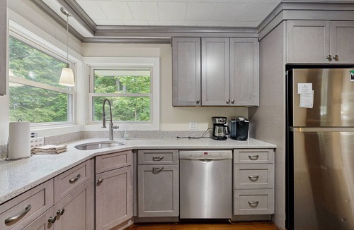 North Conway House | Dog-friendly home w/fireplace & furnished deck - near resort