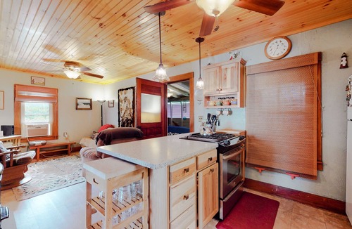 North Hero House | Dog-friendly lakefront house with firepit, grill, 5 kayaks, dock & amazing views