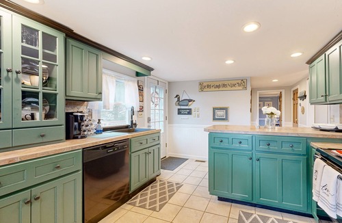 Gilmanton House | Dog-friendly retreat near the tranquil pond shore with spacious deck and dock