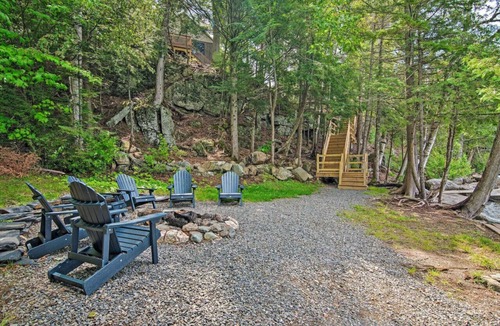 Greenville Cabin | Drew North · 2-Acre Lakefront Haven | Dock, Kayaks, Guest House