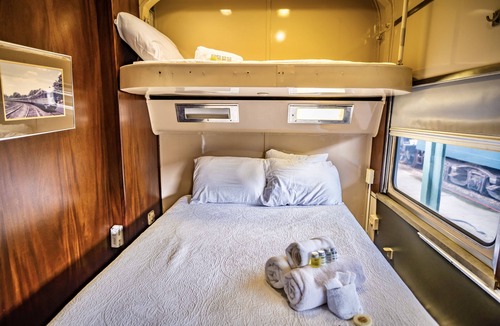 Galveston Bed & Breakfast | Enjoy a Night at the Galveston Museum aboard the Historic Bonnie Brook Rail Car