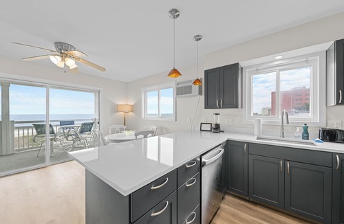 Midtown Ocean City House | EPIC RENOVATED PENTHOUSE Direct Oceanfront Huge Balcony View