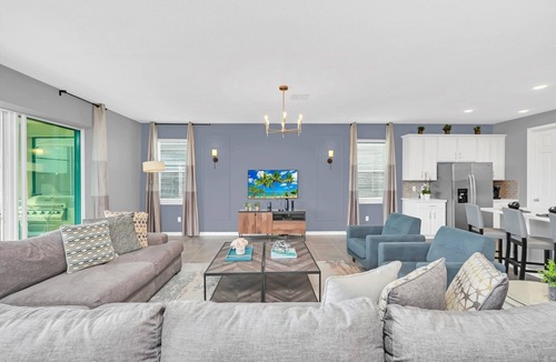 Four Corners Villa | EV 1804 - 9 Bed 6 Bath Villa with Screened-In Private Pool and Spillover Spa, Cu
