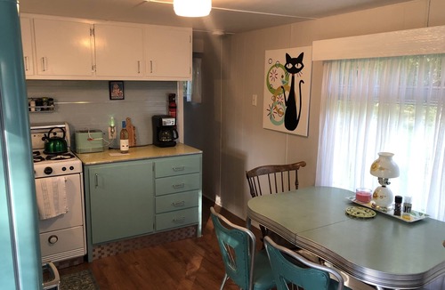 Gilmanton House | Experience a Lakeside Retro 1950's Mobile Home Getaway