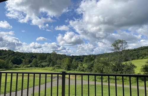 Whitney Point Cottage | Family friendly cottage, covered deck, close to lake to fish, swim, and boat