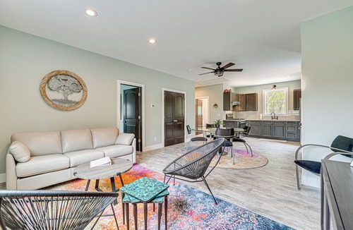 Northville Apartment | Fire Pit + Beach Access: Quiet Northville Retreat
