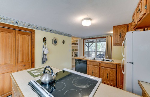 Walton House | Fire Pit & On-Site Pond: Wooded Walton Home!