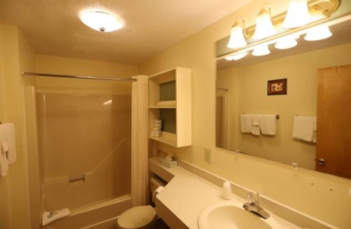 Waterville Valley Condo | Garden Level Inns of WV unit with Private Hot Tub and Shared Back Yard (101)