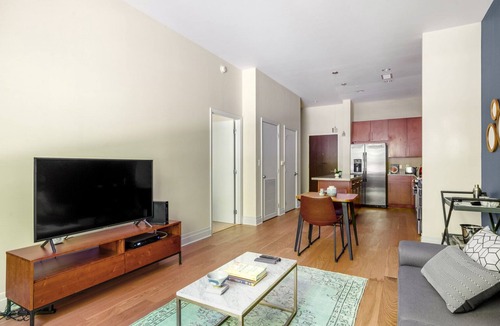 George Washington University Apartment | Gorgeous Foggy Bottom 1BR w/Gym, walk to GWU, Metro, by Blueground